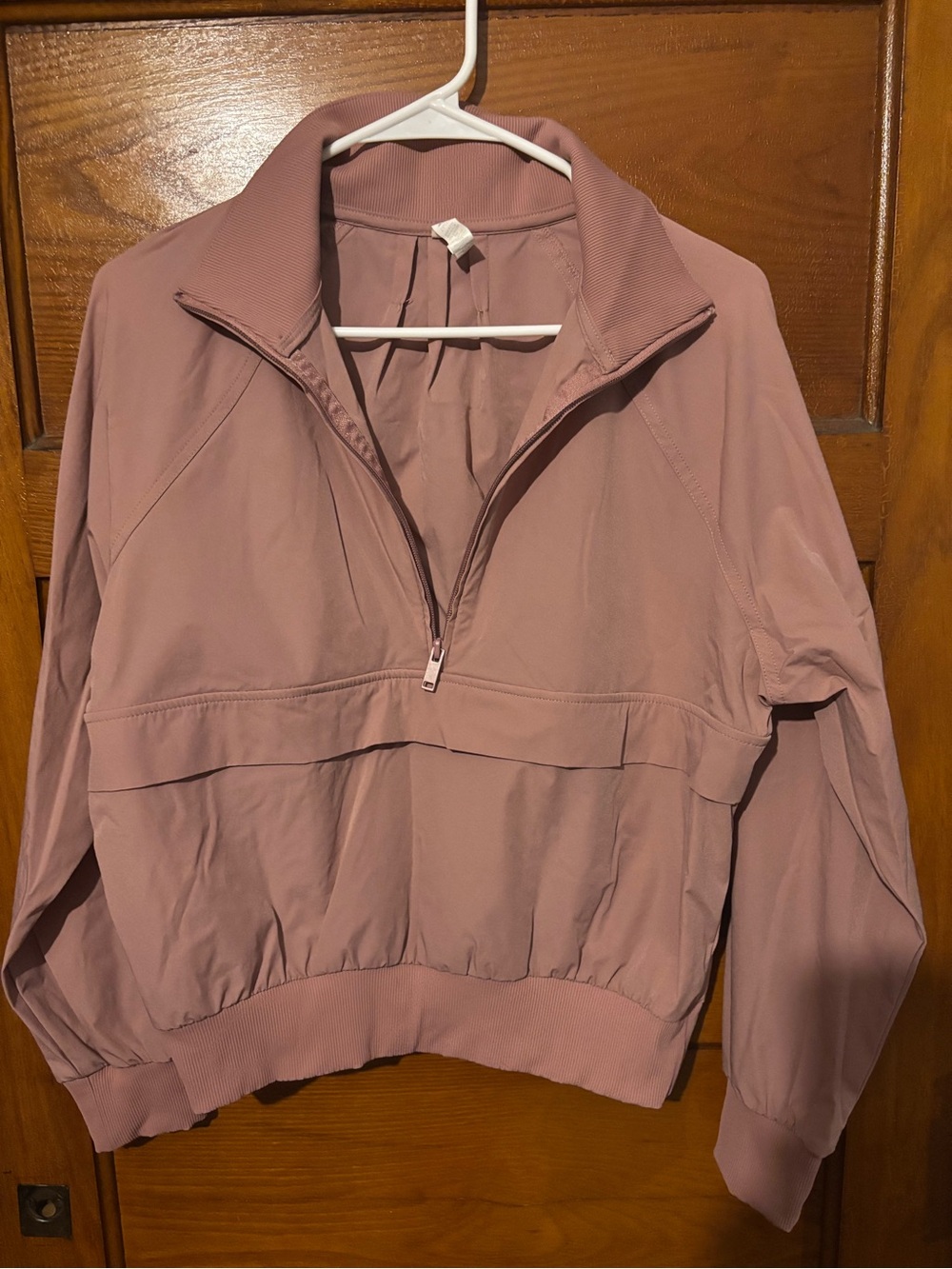 Zella Mauve Half-Zip Bomber Pullover